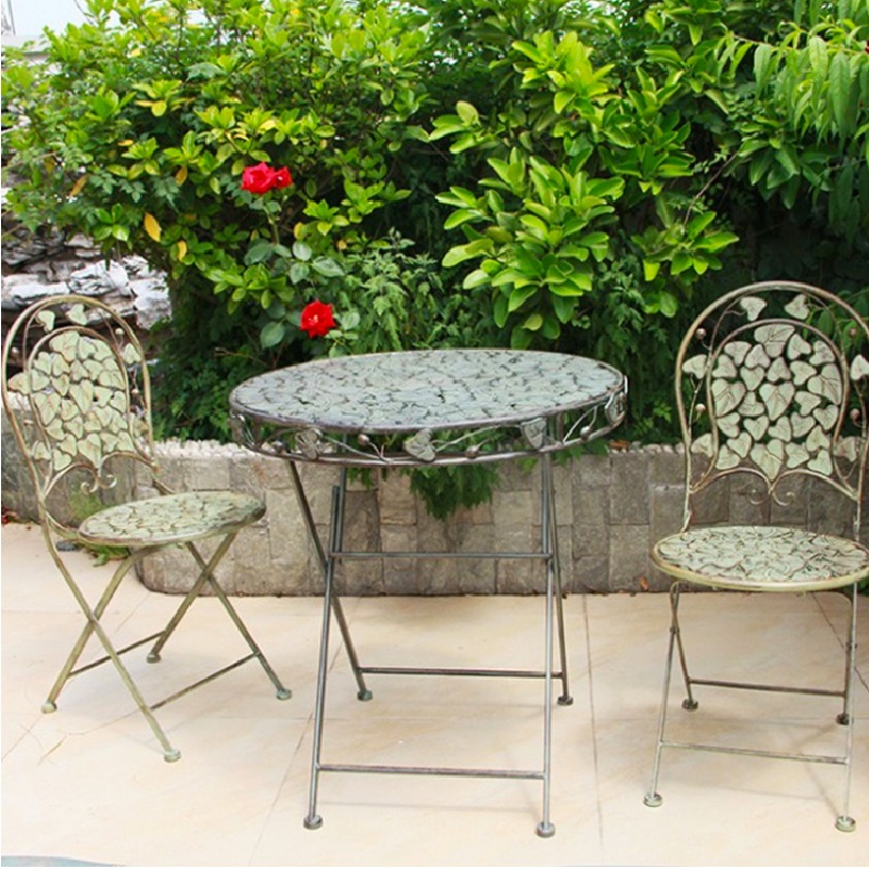 Outdoor Furniture Europe - Железный стол и стулья в стиле