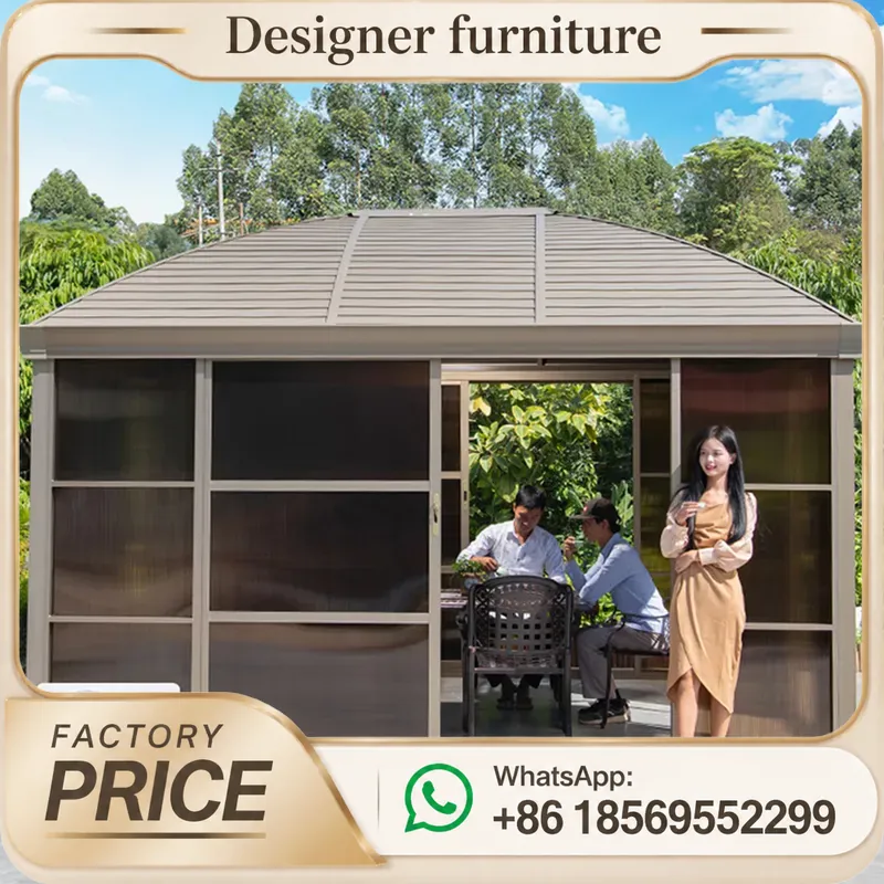 Outdoor Furniture Gazebo - Прочный оцинкованный стальной павильон 10x13 футов