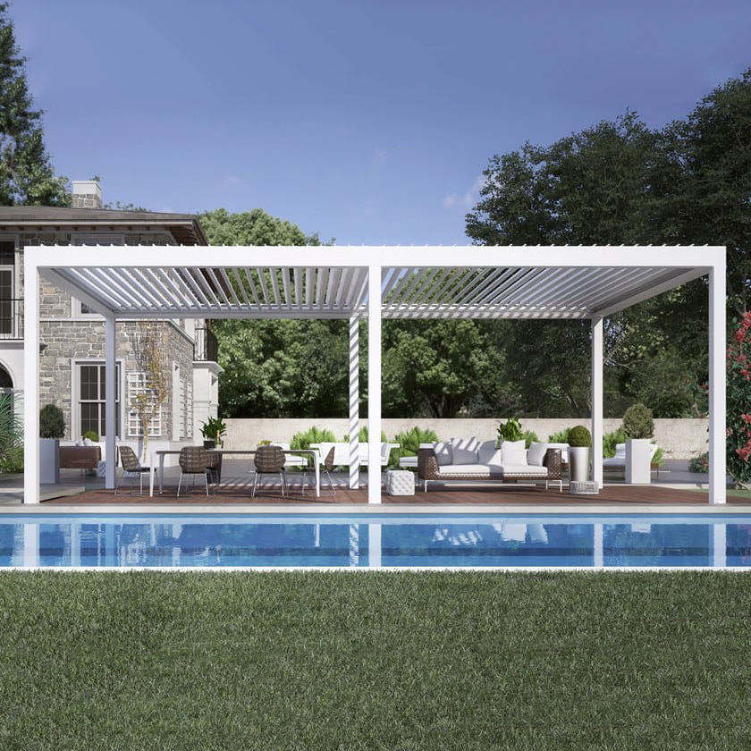 Outdoor Furniture Gazebo - Анодированный алюминиевый павильон для бассейна с