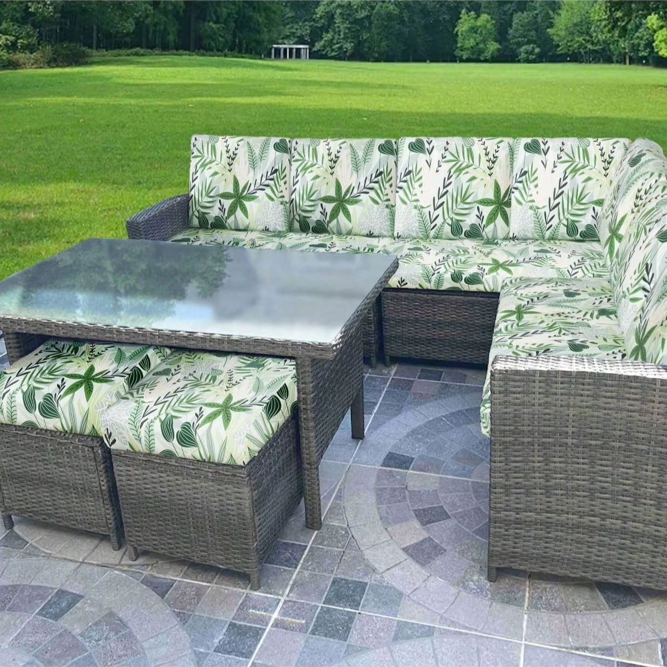 Outdoor Furniture No Cushions - Чехлы для диванных подушек с тропическим