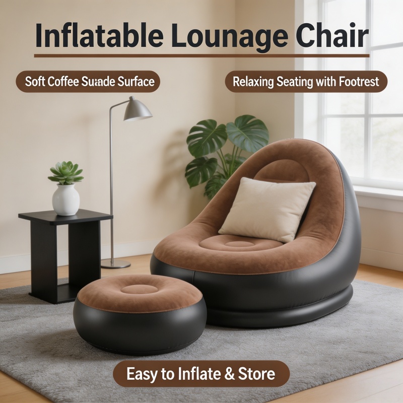 Outdoor Furniture Lounge - Надувное кресло-шезлонг для отдыха, складной диван-кровать