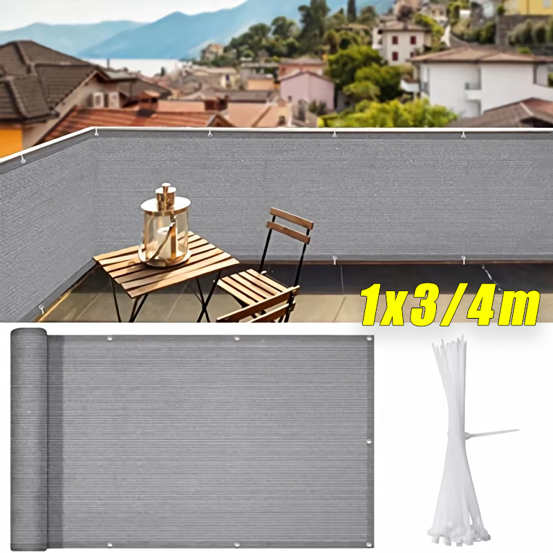 Outdoor Furniture Hdpe - 4x1 м экран конфиденциальности на балконе,