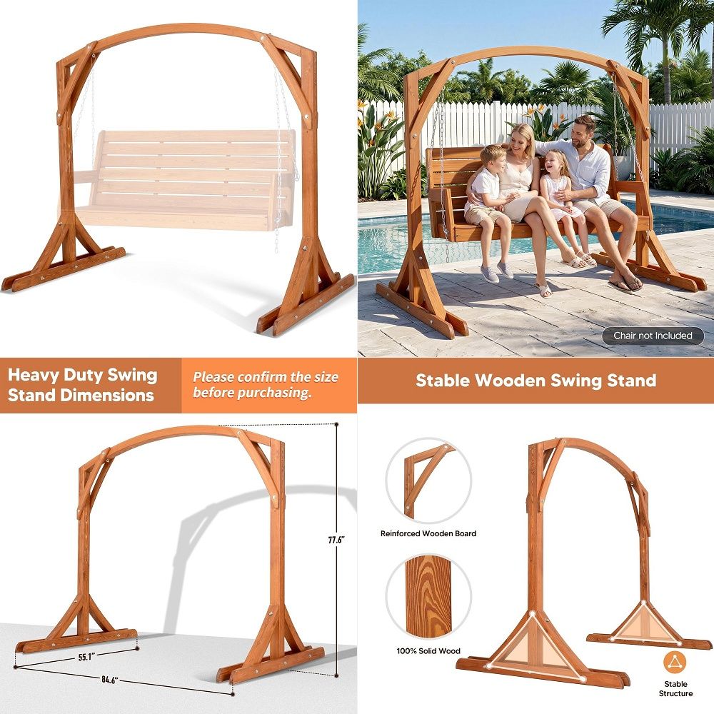 Outdoor Furniture Hdpe - Садовая скамья-качалка FT Green AmishMade из