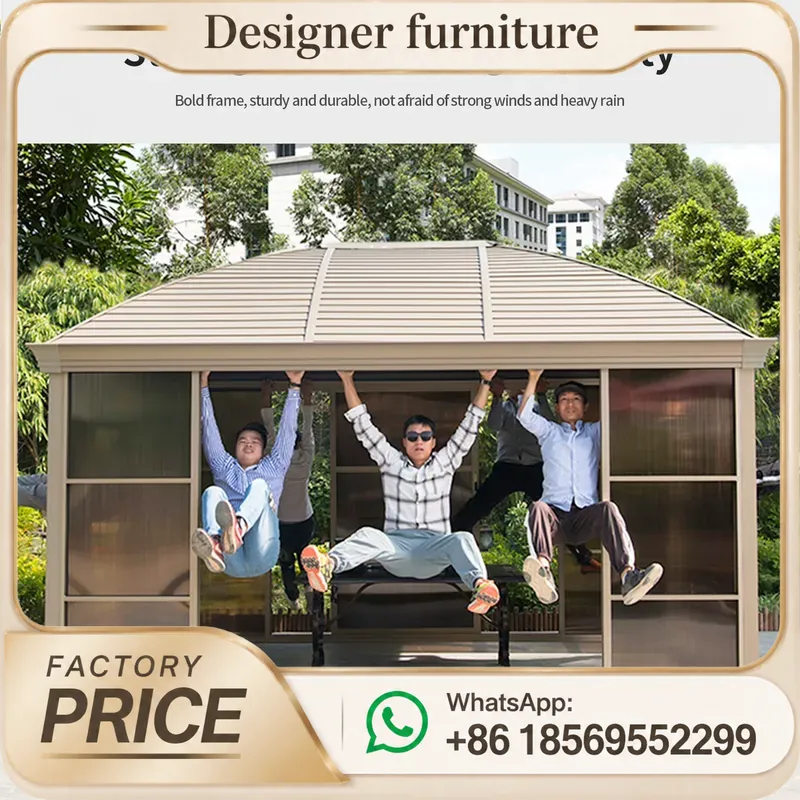 Прочный оцинкованный стальной  – обзор и цена Outdoor Furniture Gazebo