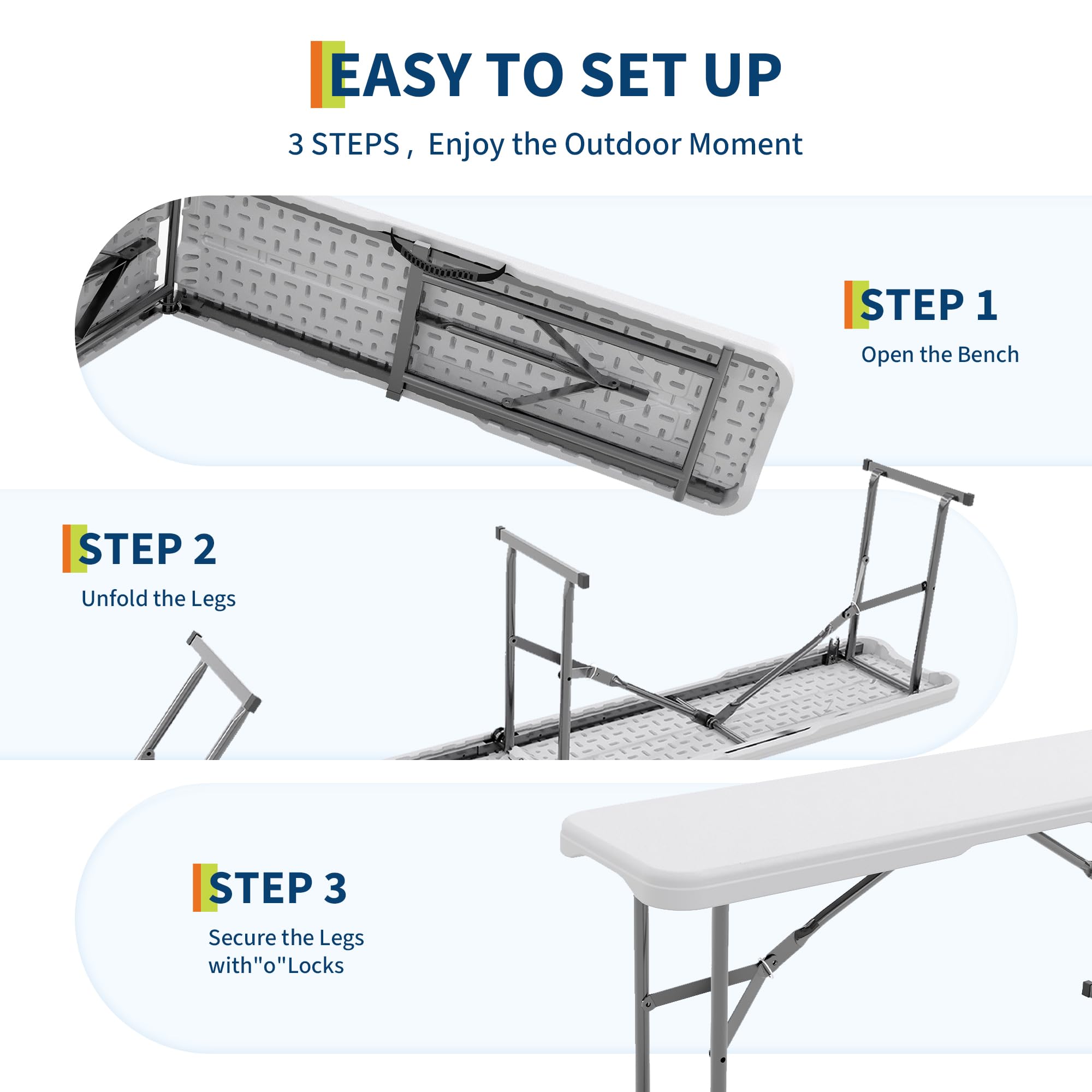 Набор из 2 складных уличных ск – обзор и цена Outdoor Furniture Hdpe