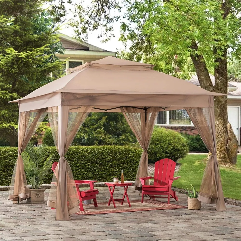Современный быстросборный шате – обзор и цена Outdoor Furniture Gazebo