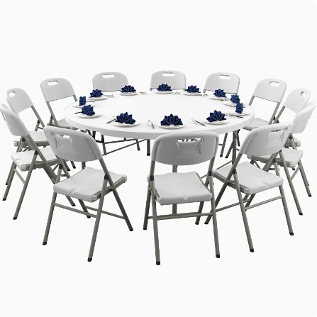 1,8 круглый складной стол, обе – обзор и цена Outdoor Furniture Types