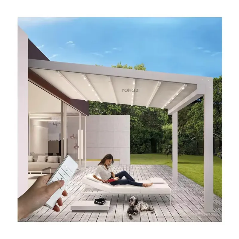Навес-пергола 10x18 м с выдвиж – обзор и цена Outdoor Furniture Hdpe