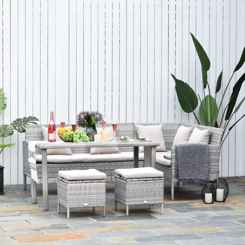 Всепогодный уличный угловой ди – обзор и цена Outdoor Furniture No Cushions