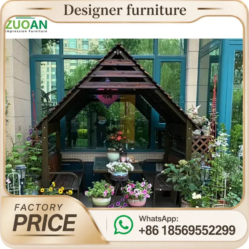 Павильон-беседка из ДПК для ул – обзор и цена Outdoor Furniture Gazebo