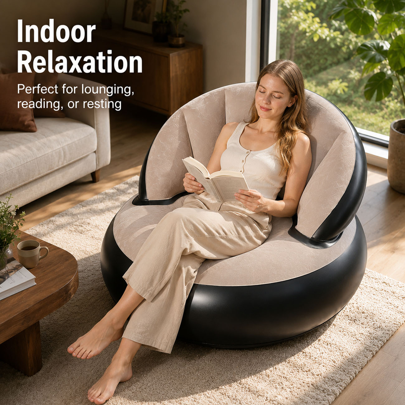 Надувное кресло для взрослых,  – обзор и цена Outdoor Furniture Lounge