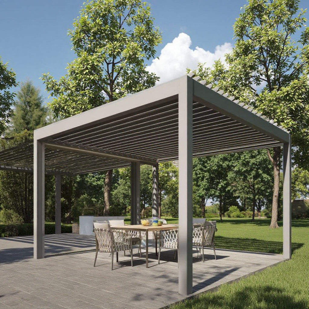 Модный алюминиевый павильон Vi – обзор и цена Outdoor Furniture Gazebo